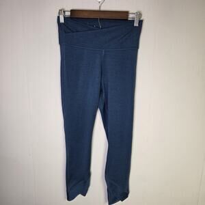 Nike Blue High Waisted Leggings Yoga Wrap Tight Womens Athletic Pants Small